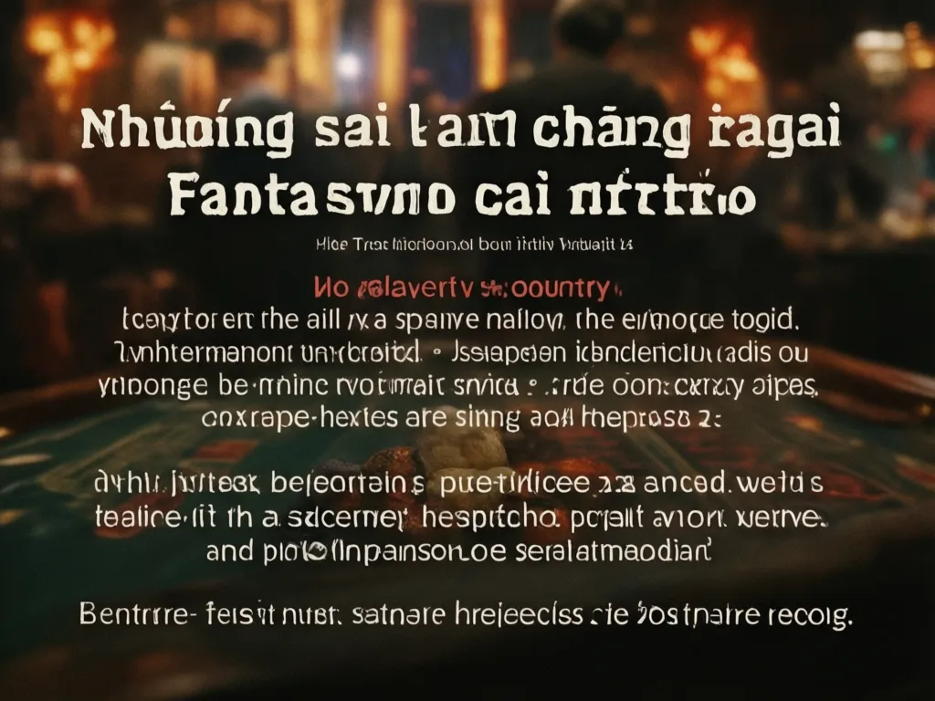 Sai lầm người mới